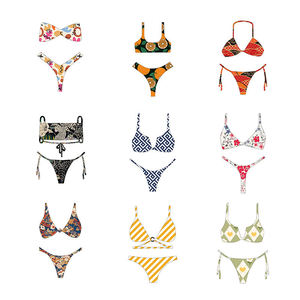 Fabricante de Trajes de Baño MLY, Conjunto de Bikini con Estampado Personalizado en Varios Estilos, Trajes de Baño para Mujer, Ropa de Playa con Logotipo Personalizado - Product Image 1