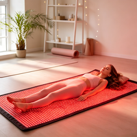 Sac de couchage de luminothérapie rouge intégrale 660nm & 850nm pour améliorer le sommeil, tapis de luminothérapie LED rouge pour la maison, le spa, la salle de sport et le bien-être