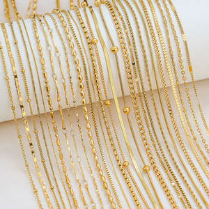 Delicado Collar de Cadena para Mujer, Chapado en Oro PVD de 14k y 18k, Acero Inoxidable 316L, Venta al por Mayor, Joyería Fina - Product Image 6