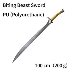 Épée de cosplay en mousse PU haute densité 100 cm, sûre, souple, légère, durable, accessoire de scène, arme de <span class=keywords><strong>film</strong></span>, personnalisable OEM - Product Image 1