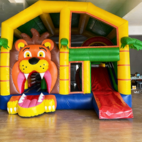 Château gonflable pour enfants, grand parc de jeux intérieur pour centre commercial, aire de jeux extérieure avec trampoline et toboggan gonflable