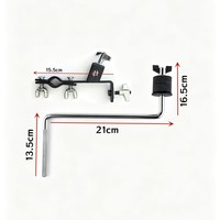 Support d'extension pour batterie, support de cymbales Vice, pince multifonction pour instrument de musique, pince universelle pour instrument de musique