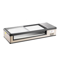 Vente chaude en Malaisie petit congélateur réfrigérateur congélateur de comptoir vitrine réfrigérateur de table congélateur commercial portable