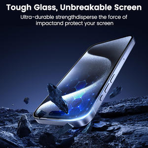 ฟิล์มกระจกนิรภัยใส HD หนา 0.3 มม. สำหรับ Huawei Samsung Xiaomi iPhone 17 16 15 14 13 Pro Max - Product Image 3
