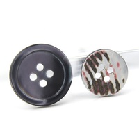 Bouton en coquille de trocas naturelle de haute qualité personnalisé, 4 trous, rond, nacre, pour chemise, costume, accessoires, vente en gros