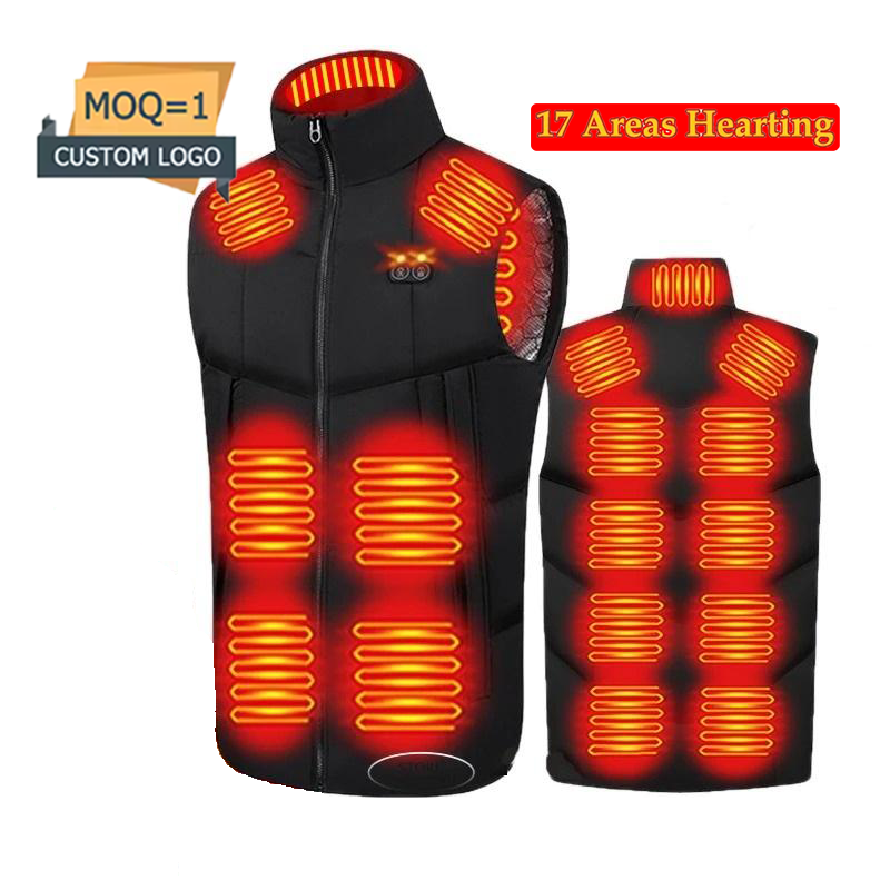 In Stock Smart Heated Vest Usb Rechargeable Battery Men Work