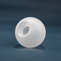 Abat-jour en verre borosilicate mat opale givré blanc moderne et contemporain pour lustre, globe d'éclairage suspendu d'intérieur