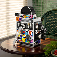 JQ JQ1130 2026 Nouveau modèle de caméra mécanique rétro MOC, jouets éducatifs DIY, cadeau créatif pour enfants, 805 pièces, ensembles de blocs de construction