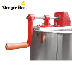 Tout nouveau extracteur/centrifugeuse de miel manuel en acier inoxydable américain 3 cadres équipement d'apiculture de vente chaude pour l'élevage - Product Image 5
