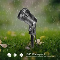 Projecteurs LED 12V 3W en aluminium pour allées de jardin, à piquet, RGB multicolores, température de couleur variable, décoratifs pour aménagement paysager, IP65
