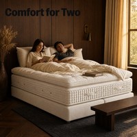 Matelas d'hôtel 5 étoiles MUTO, artisanal, en crin de cheval et laine, ultra-luxe, pour villa chinoise, à ressorts indépendants, compressé sous vide