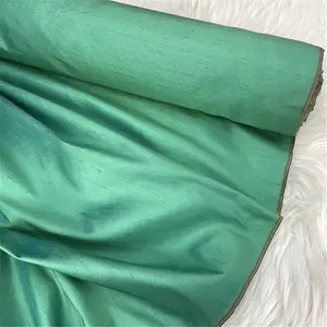 140CM Width Dupion Silk Fabric Yarn Dyed Silk Fabric Shiny Stiff 100% Silk Pure for Clothing Women Dress Garments