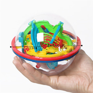 Intelecto 3D <span class=keywords><strong>laberinto</strong></span> bola 100 desafiantes obstáculos educación 3D <span class=keywords><strong>laberinto</strong></span> bola <span class=keywords><strong>laberinto</strong></span> juguete de equilibrio bola - Product Image 5