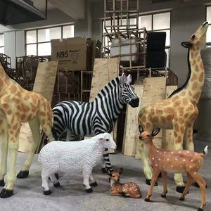 Accessoires animaux en peluche safari géant taille réelle éléphant girafe accessoires statue animal décoration pour fête des animaux décoration de figurines - Product Image 5