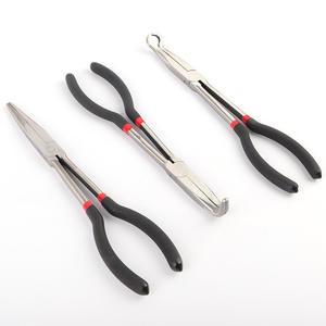 Alicates de acero inoxidable de 11 pulgadas con punta puntiaguda y mandíbula lisa, alicates de extensión de grado industrial con mandíbula de 1/8 pulgadas de ancho - Product Image 5