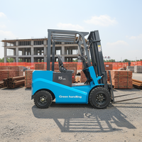 Prix Usine Nouveau Chariot Élévateur Électrique au Lithium JICHUAN 3 Tonnes 2,5 Tonnes 500 kg AWD Mât Monophasé 1350x160x100mm Pneus Pleins En Stock