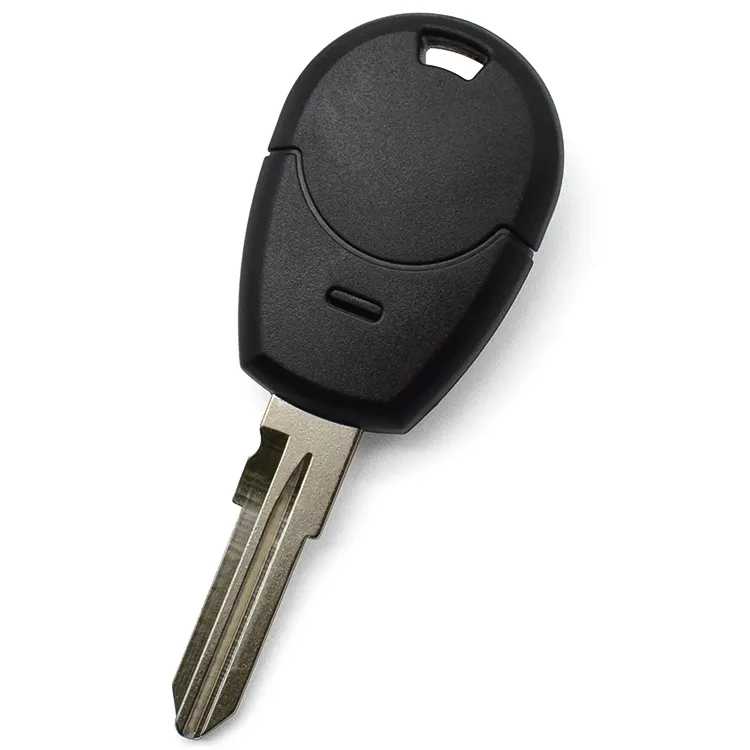 Nuevo estilo 2 botones Transponder Chip Key Shell Uncut Blade GT15R Auto Car Key Case Fob Cover para f-iat