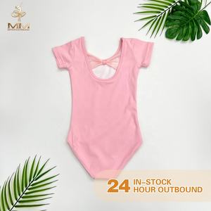 Maillot de Ballet de Manga Corta para Niñas con Vestido Desmontable, Estampado de Estrellas Plateadas, Traje de Danza Infantil de Spandex y Poliéster - Product Image 3