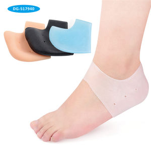 Superventas negro rojo fascitis plantar gel de silicona tobillo talón calcetín - Product Image 1