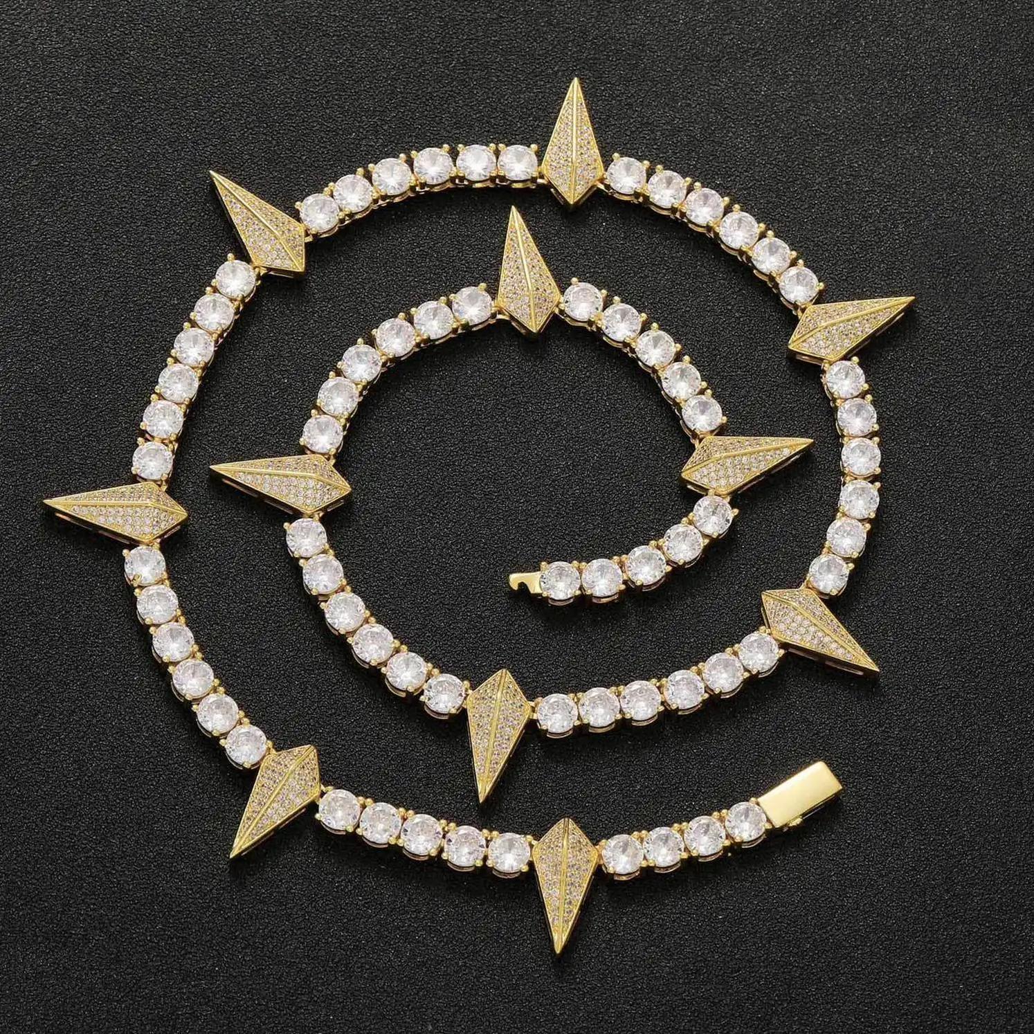 Bijoux fantaisie colliers collier de résine couches véritable perle perle noire Moissanite cubaine longue 3 meilleur ami collier africain
