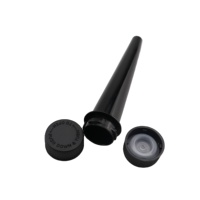 Venta al por Mayor, Envío Rápido, Tubos Cónicos de Plástico Transparente de 98 mm y 120 mm, Coloridos, con Tapa a Prueba de Niños, Tubo CR