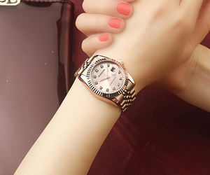 Montre à cadran WYGICOO en acier inoxydable pour femmes, montre Epoch pour femmes, montre en or rose pour femmes - Product Image 6