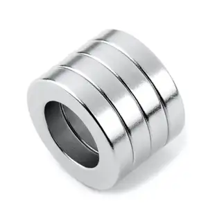 Neodymium Ring Magnet Strong Magnetic N35 - N52 N42 Ring Permanent Magnet China Direct Manufacture