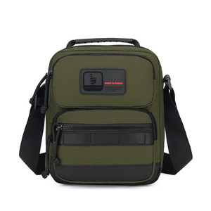 Custom Logo Single Shoulder Crossbody Camouflage Large Capacity Men <b>Black</b> Oxford Cloth Waterproof Chest <b>Bag</b> - Product Image 1