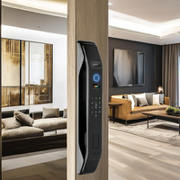 Serrure Intelligente Tuya en Vente Chaude, Reconnaissance Faciale, Serrure de Porte Biométrique