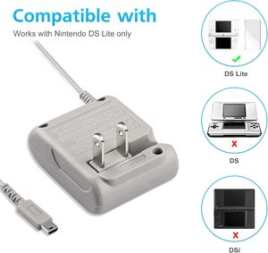 Cable de Carga de Viaje para Pared, Adaptador de CA de 5.2V 450mA para Sistemas <span class=keywords><strong>Nintendo</strong></span> DS <span class=keywords><strong>Lite</strong></span> - Product Image 2