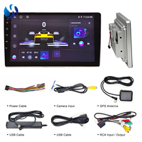 Estéreo Universal para Auto Android de 9/10 Pulgadas - Pantalla Táctil Doble DIN, GPS, WiFi, Apple CarPlay, Reproductor de DVD HD, Cámara de Reversa, Compatible con MP5