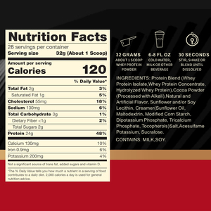 יצרן אבקת חלבון מי | oem/תווית פרטית | 24g חלבון | cgmp/brc | moq 500 + | טעם שוקולד - Product Image 6