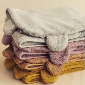 Premium Baby Hooded Towels Organic Cotton Kids Hooded Towel Bamboo Hooded Baby Towel