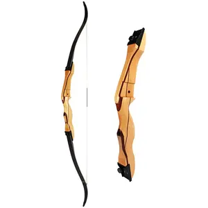 מסורתי עץ קשת ציד בחץ וקשת חץ ירי Longbows עבור חיצוני ספורט