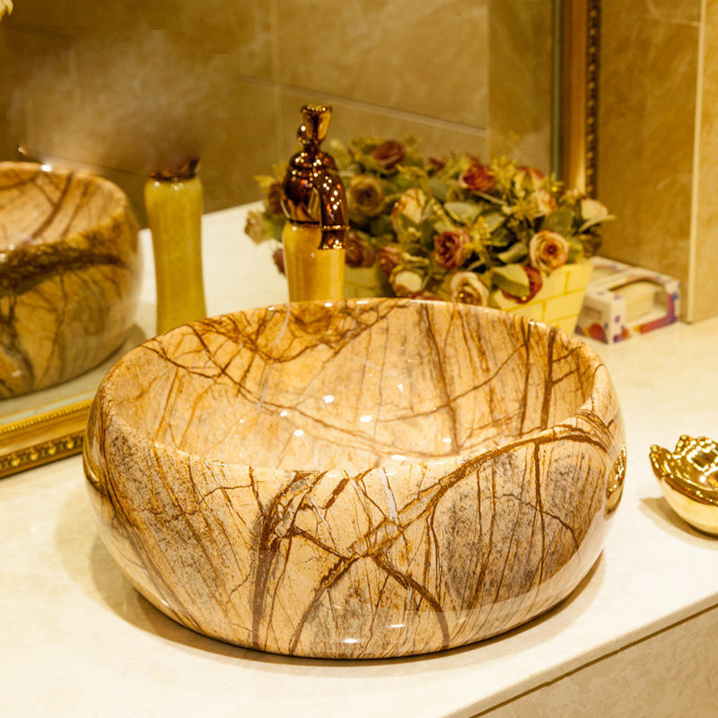 Taille tambour texture d'arbre bassin unique