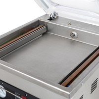 Scelleuse sous vide électrique automatique haute performance à chambre unique pour l'industrie alimentaire, usage commercial, pour canettes et verre, avec télécommande