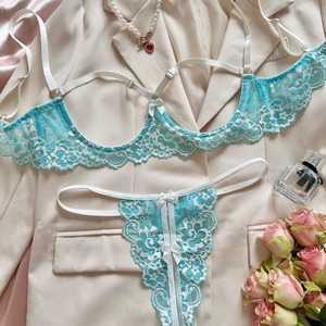 Vente flash - <span class=keywords><strong>Ensemble</strong></span> de lingerie sexy en dentelle érotique pour femmes - <span class=keywords><strong>Soutien</strong></span>-<span class=keywords><strong>gorge</strong></span> et culotte d'été - Sous-vêtements féminins avec <span class=keywords><strong>soutien</strong></span>-<span class=keywords><strong>gorge</strong></span> et culotte - Product Image 4