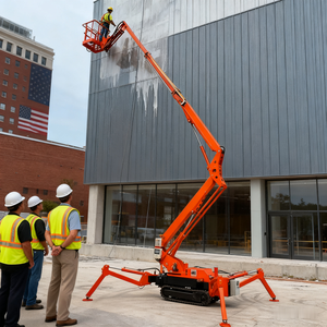 Plate-forme élévatrice à chenilles articulée tout terrain Spider Plate-forme de travail aérienne à chenilles hydraulique remorquable - Product Image 4