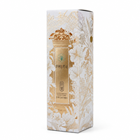 Boîte d'emballage personnalisée portable pour produits de soin avec gaufrage, carton argenté imprimé floral, pliable, pour flacons de toner et cosmétiques