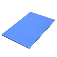 Feuille de plastique ondulé PP personnalisée avec différentes options d'épaisseur et de couleur pour l'emballage et l'impression