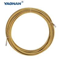 Extracteur de câble en acier à ressort de 4mm * 20M Extracteur de fil résistant à la rouille pour un filetage efficace des murs et des tuyaux dans l'électricité