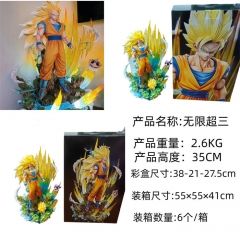 Nuova Action Figure DBZ di <span class=keywords><strong>Goku</strong></span> da 35 cm con Luce all'Ingrosso, Modello Statua da Collezione, Ornamento Decorativo da Scrivania, Giocattoli - Product Image 5