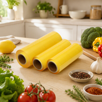 Emballage de film alimentaire en PVC transparent bon marché de haute qualité Super emballage alimentaire 45cm fabricants d'emballage de boîte de couleur en rouleau Jumbo