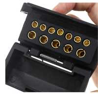Adaptateur de prise de remorque australienne à 12 broches, connecteur plat, prise femelle à 12 broches pour feux latéraux de remorque