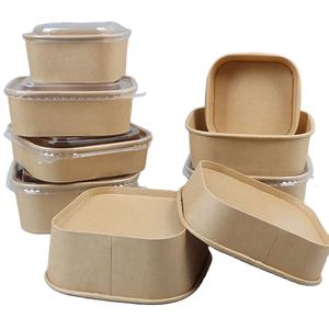 Regali ciotola biodegradabile monouso in fibra di bambù da asporto contenitore per alimenti in polpa Space Party Travel Kitchen Beer Discount Camping - Product Image 1