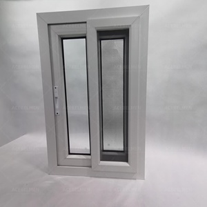 Design europeo Pvc piano seminterrato finestra Upvc doppi vetri finestre scorrevoli - Product Image 2