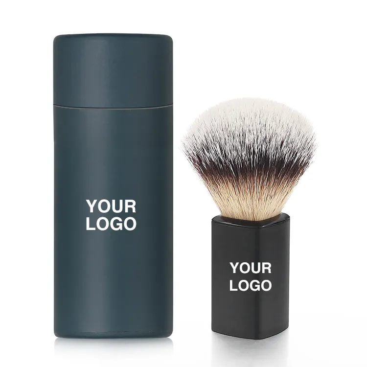 JDK Custom Mens Travel Synthetic Acrylic Handle Synthetic Shaving Brush with Tube
