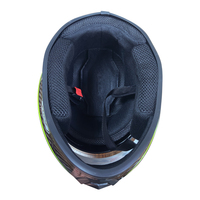 Casque de moto d'hiver pour hommes et femmes - Casque intégral chaud pour la conduite avec visière anti-buée