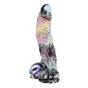Juguete Sexual para Adultos, Dildo con Diseño de Ojo de Gato y Color Alienígena, Simulación de Pene, Masturbador Femenino - Product Image 1