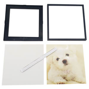 Cadre ABS Premium sans clou, neuf, 8*8 20*20cm, installation rapide et facile à repositionner - Product Image 2